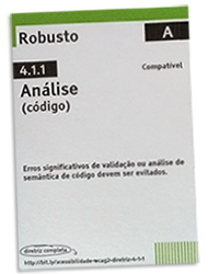 Cartão de critério de sucesso - 4.1.1 - Análise (código)